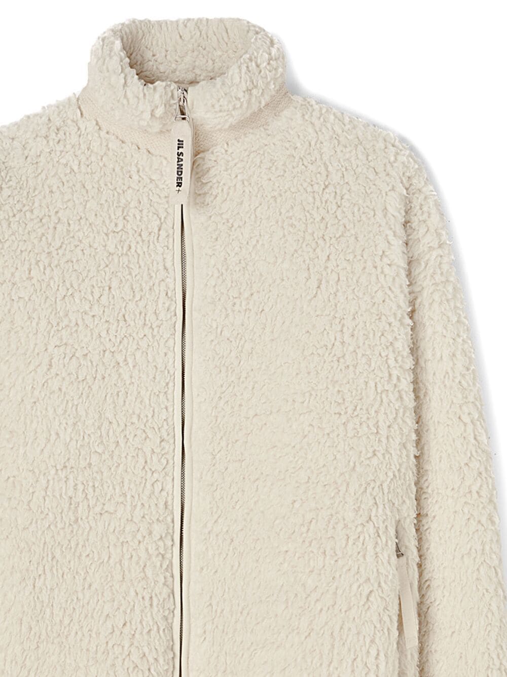 Jil Sander JIL SANDER- Shearling Zipped Sweatshirt