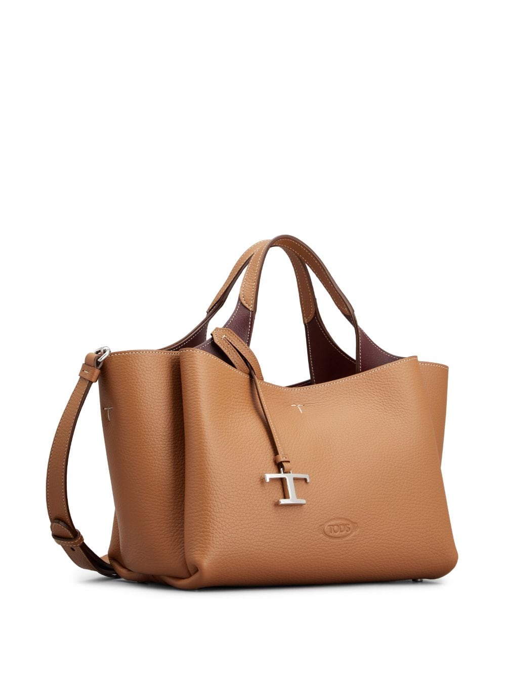 Tod's TOD'S- T Timeless Mini Leather Tote Bag