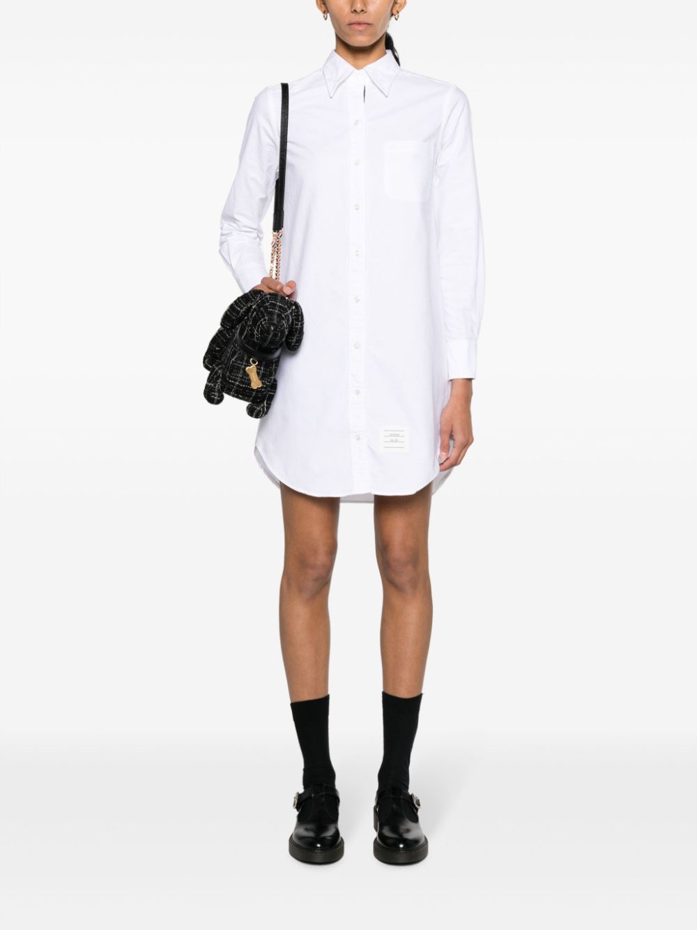 Thom Browne THOM BROWNE- Rwb Cotton Shirt Dress