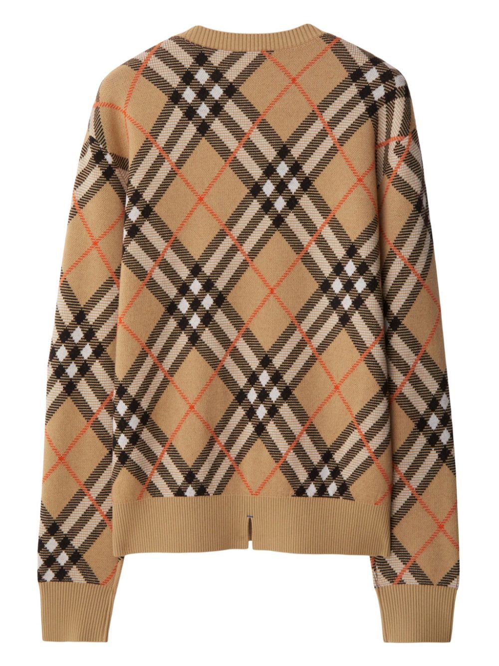 Burberry BURBERRY- Check Wool Jumper