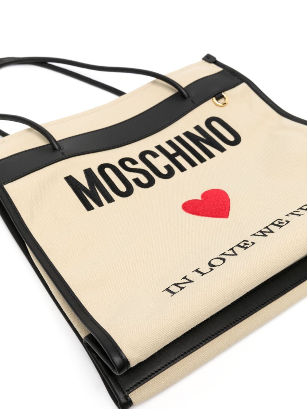 Moschino MOSCHINO- Logo Shopping Bag