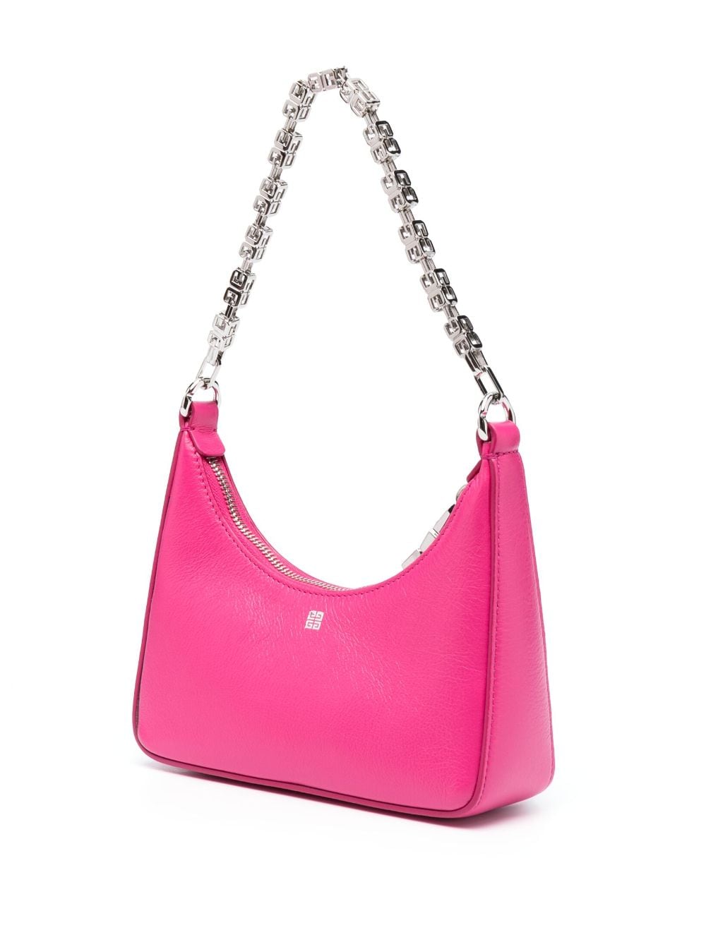 Givenchy GIVENCHY- Moon Cut Out Mini Leather Hobo Bag