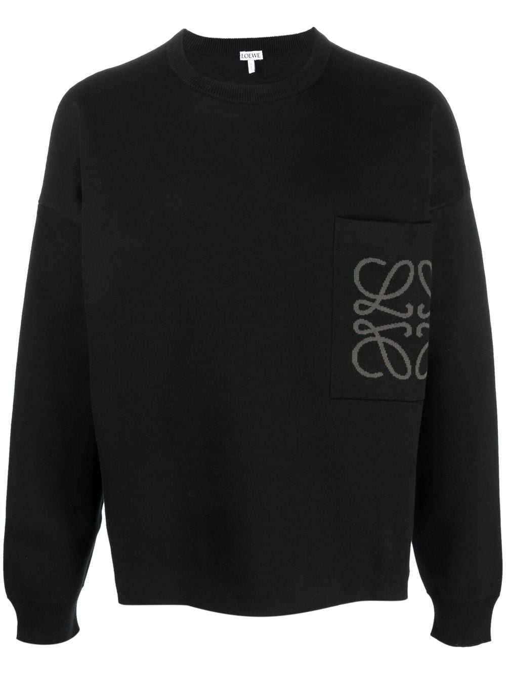 Loewe LOEWE- Logo Cotton Blend Sweater