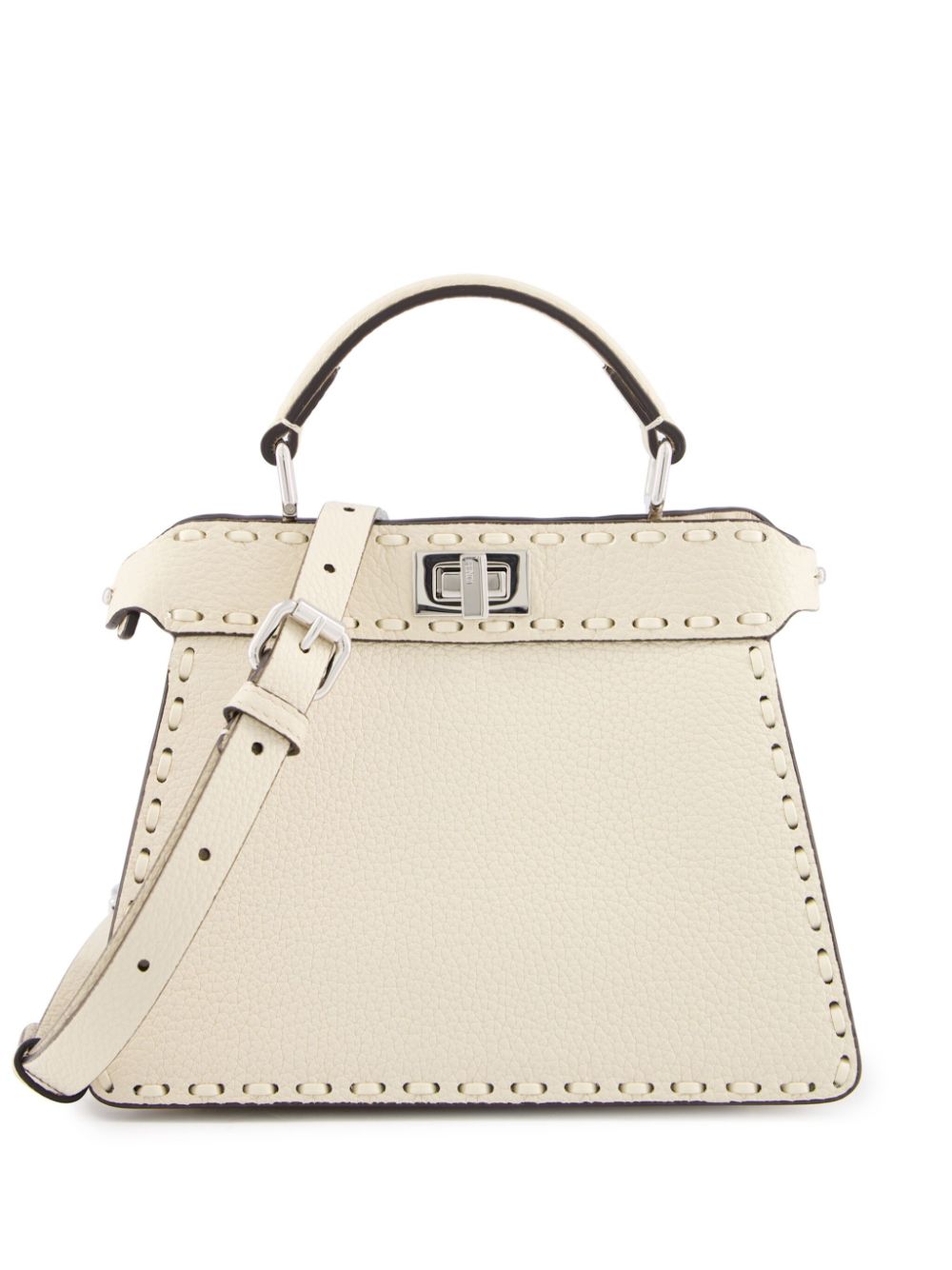 FENDI FENDI- Peekaboo Iseeu Petite Leather Handbag