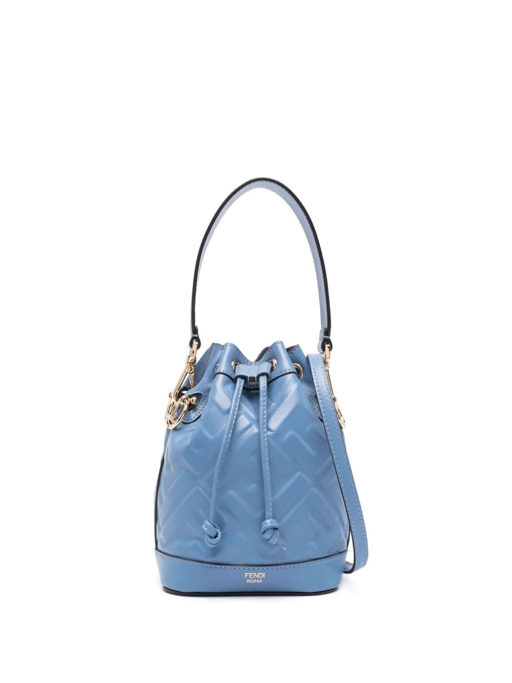 FENDI FENDI- Mon Tresor Mini Leather Bucket Bag