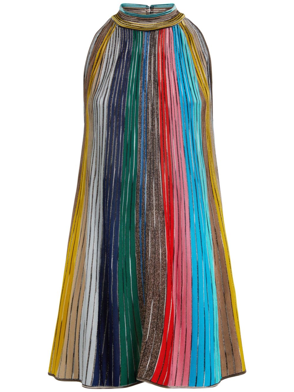 Missoni MISSONI- Striped Sleeveless Mini Dress