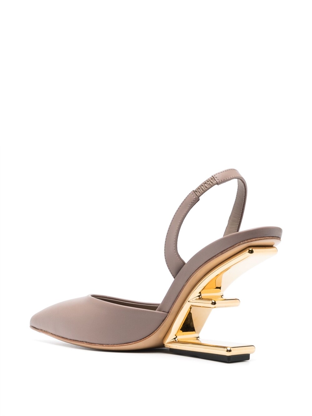 FENDI FENDI- Fendi First Leather Slingback Pumps