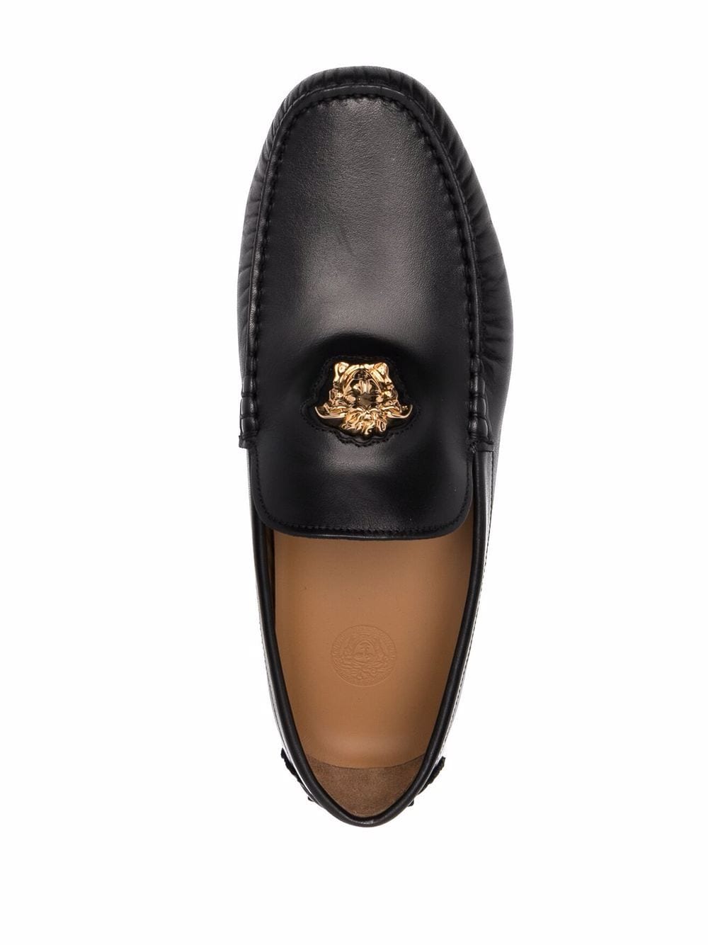 Versace VERSACE- La Medusa Leather Loafers