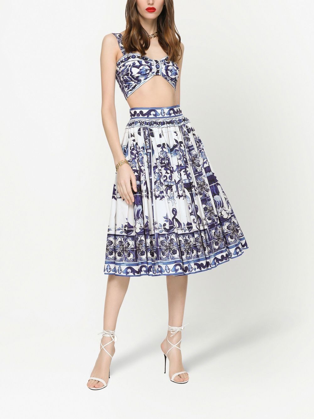 Dolce & Gabbana DOLCE & GABBANA- Maiolica Print Skirt