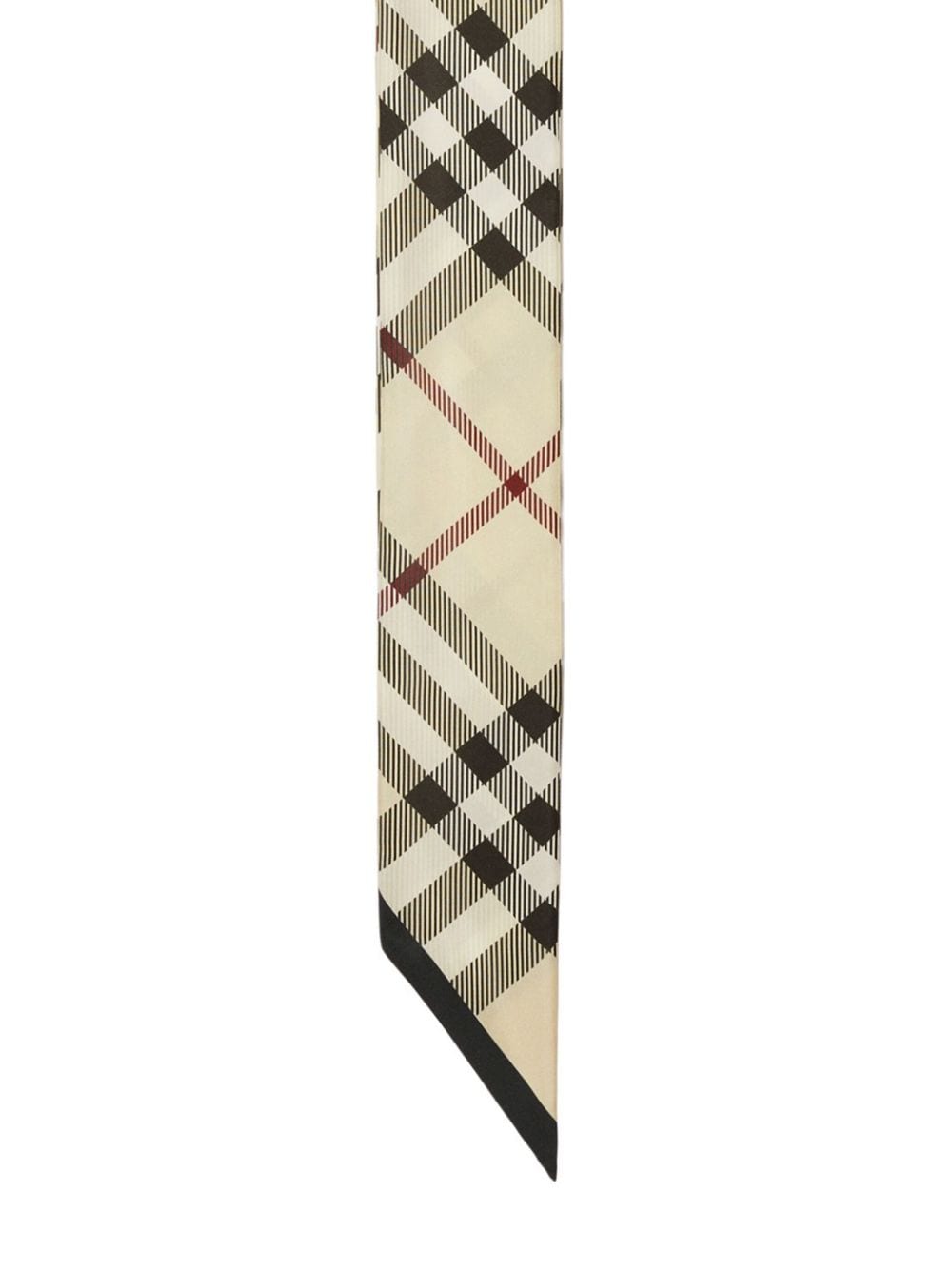 Burberry BURBERRY- Check Motif Silk Foulard