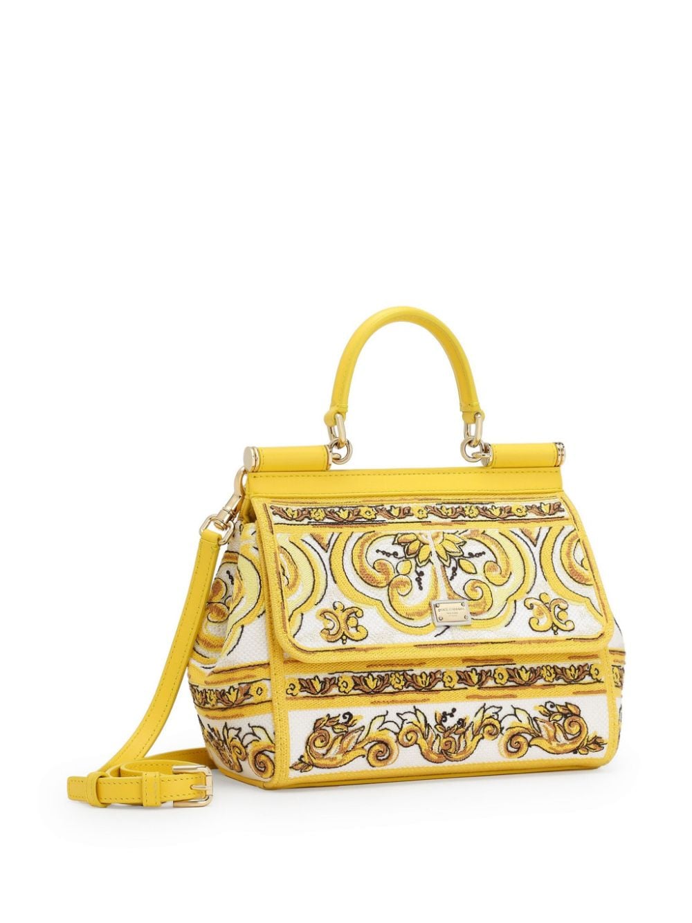 Dolce & Gabbana DOLCE & GABBANA- Sicily Medium Maiolica Print Handbag