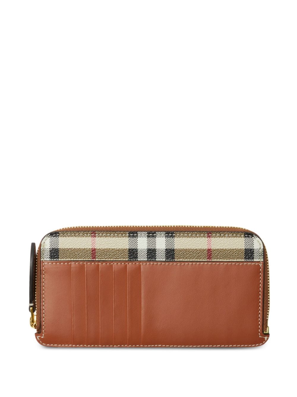 Burberry BURBERRY- Check Motif Continental Wallet