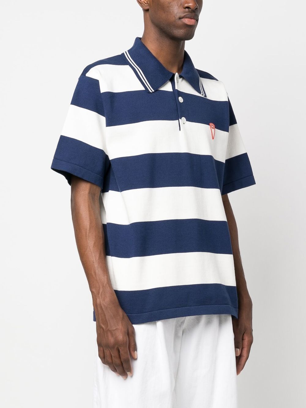 Kenzo KENZO- Striped Cotton Polo Shirt