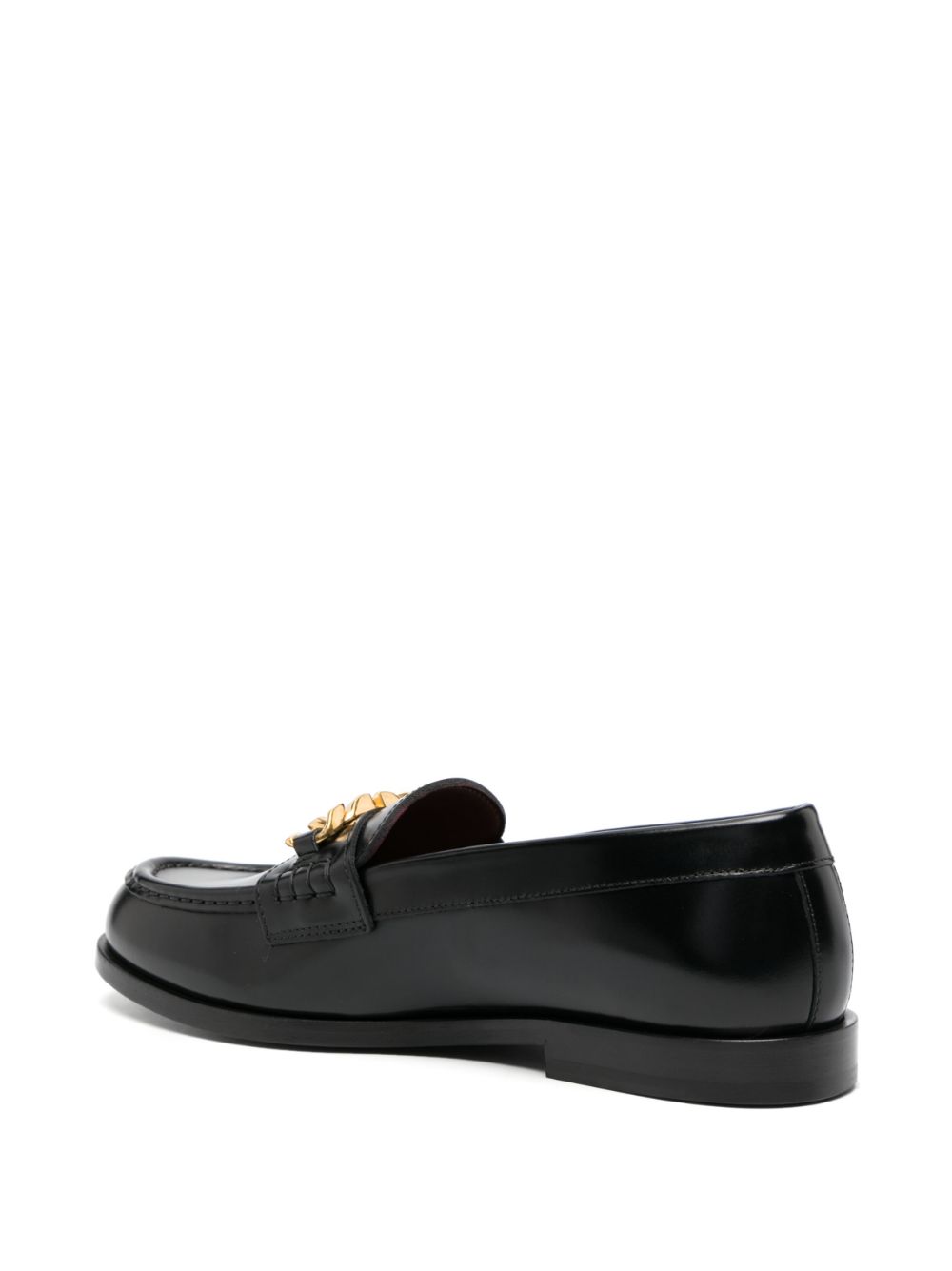 VALENTINO GARAVANI VALENTINO GARAVANI- Vlogo Chain Leather Loafers