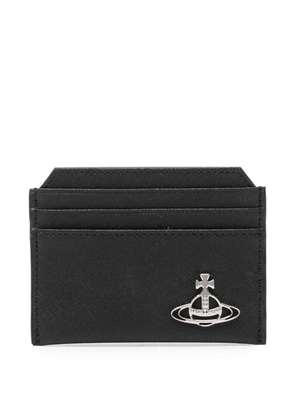 Vivienne Westwood VIVIENNE WESTWOOD- Logo Leather Credit Card Case