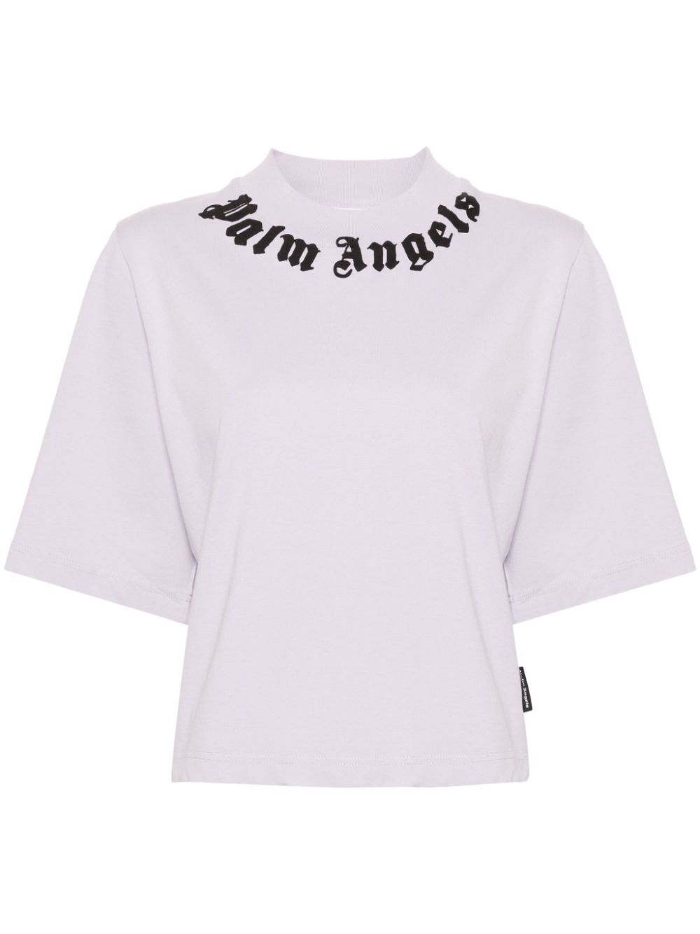 PALM ANGELS PALM ANGELS- Logo Cotton Cropped T-shirt