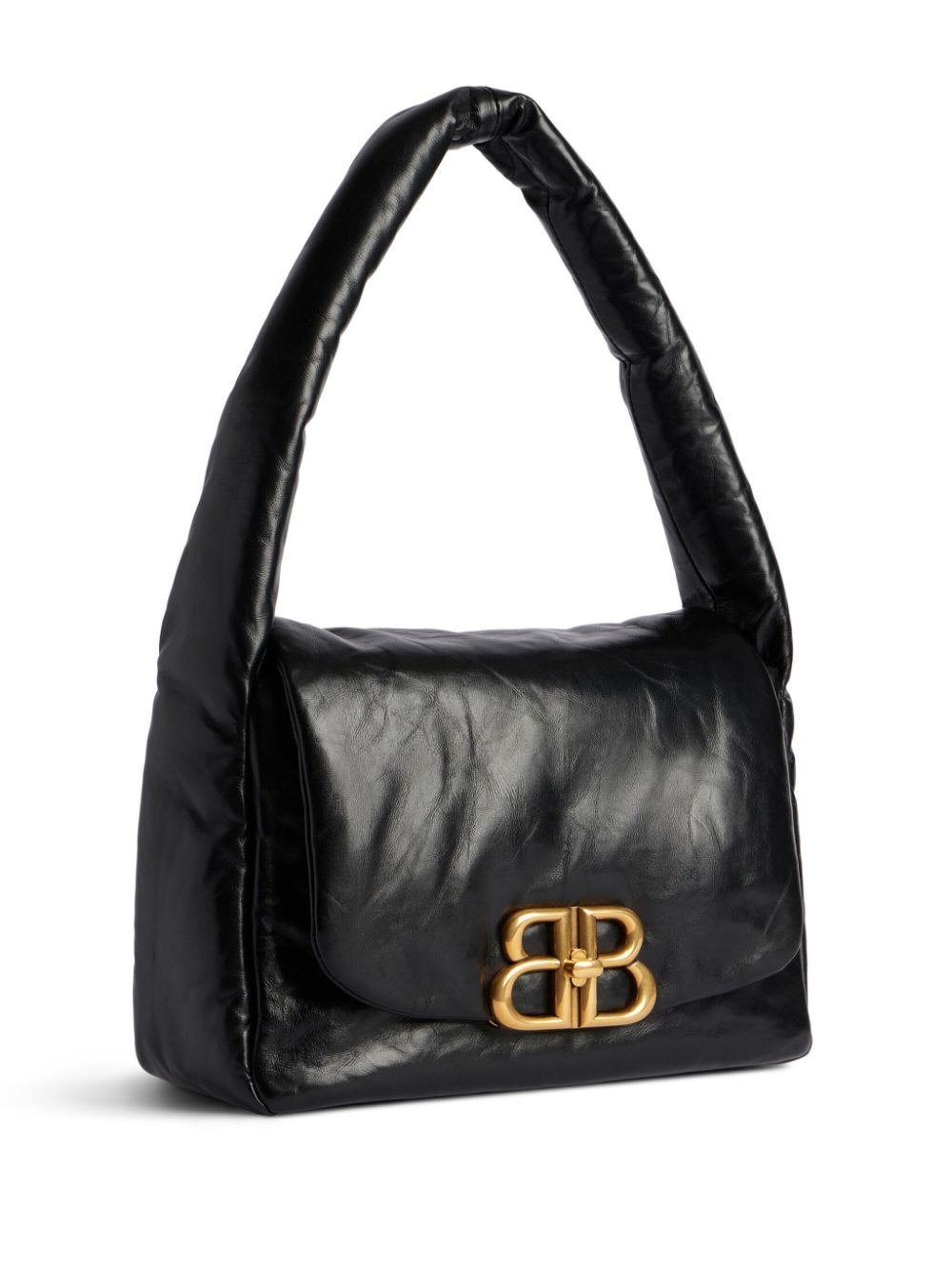 Balenciaga BALENCIAGA- Monaco Small Leather Shoulder Bag