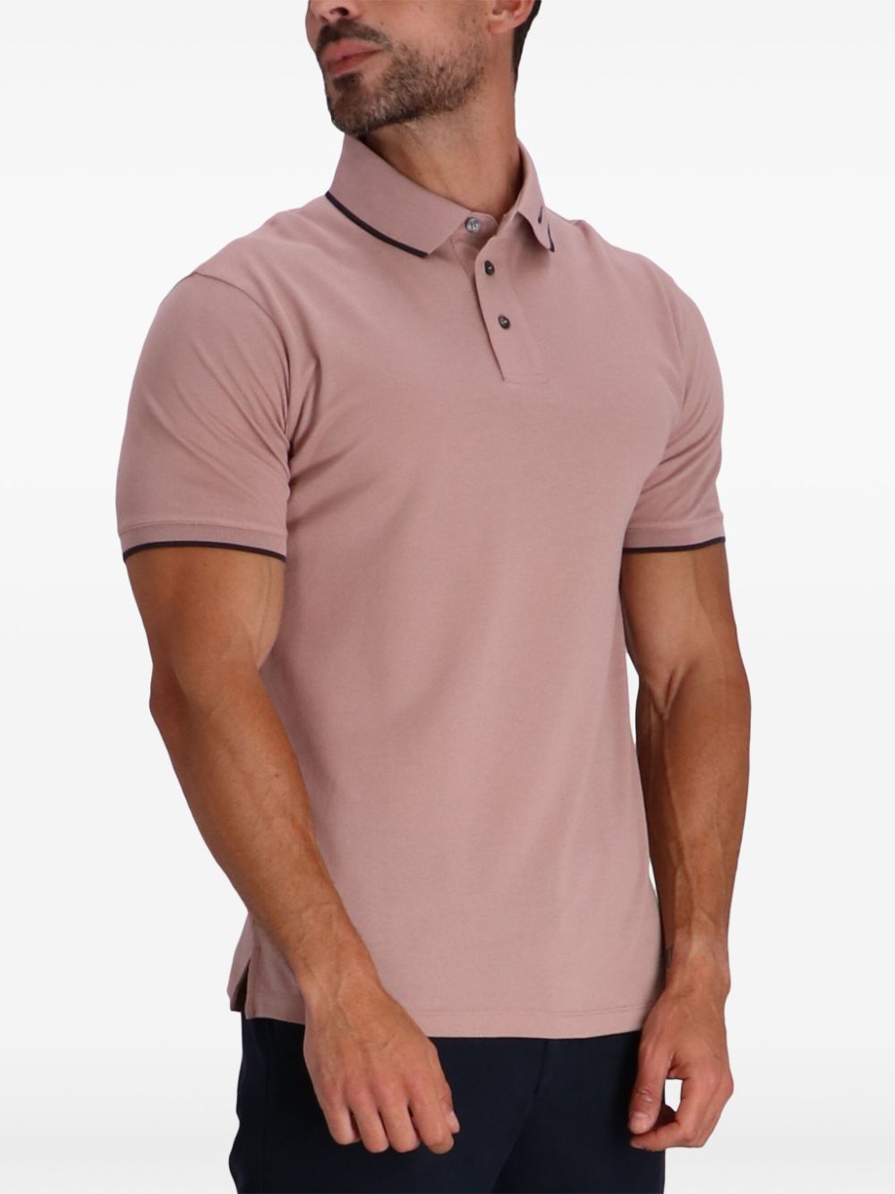 Emporio Armani EMPORIO ARMANI- Logo Cotton Polo Shirt