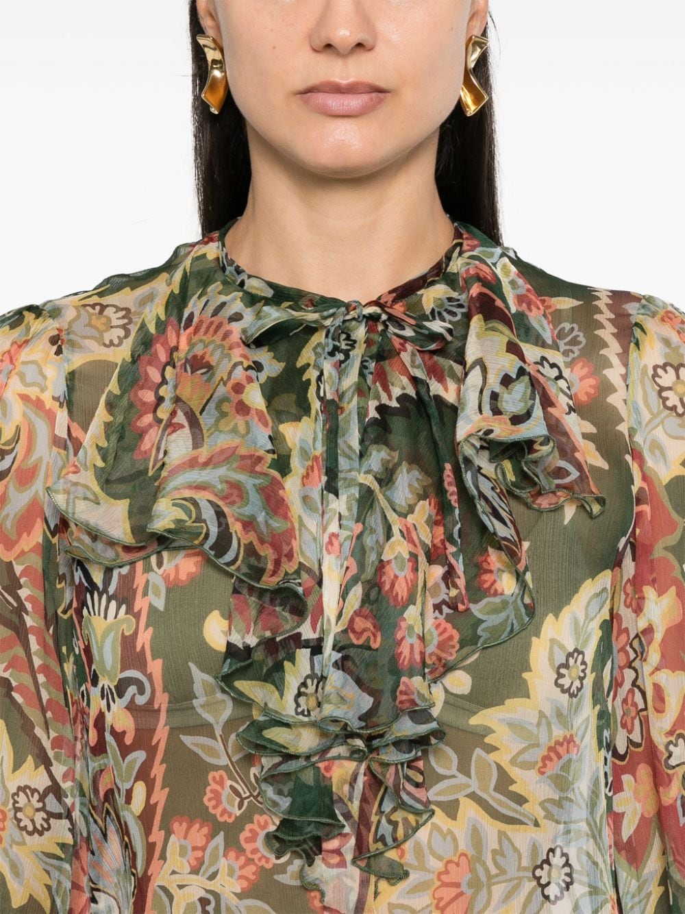 Etro ETRO- Printed Silk Shirt