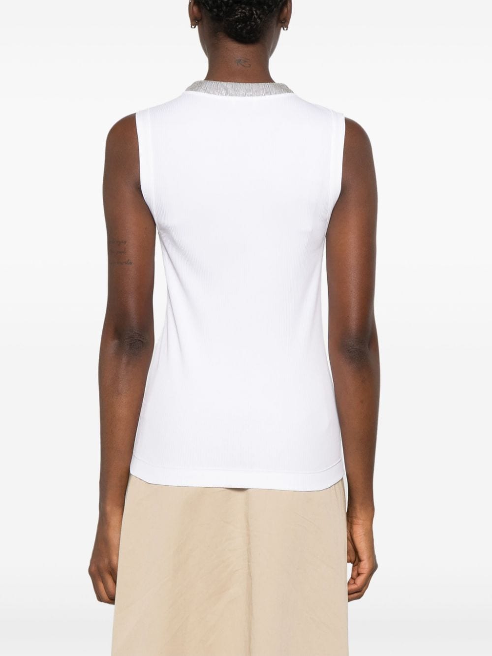 Brunello Cucinelli BRUNELLO CUCINELLI- Cotton Tank Top