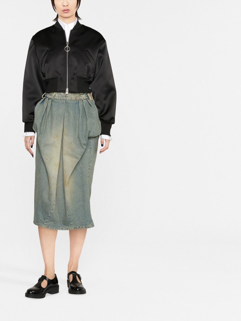 Maison Margiela MAISON MARGIELA- Denim Midi Skirt