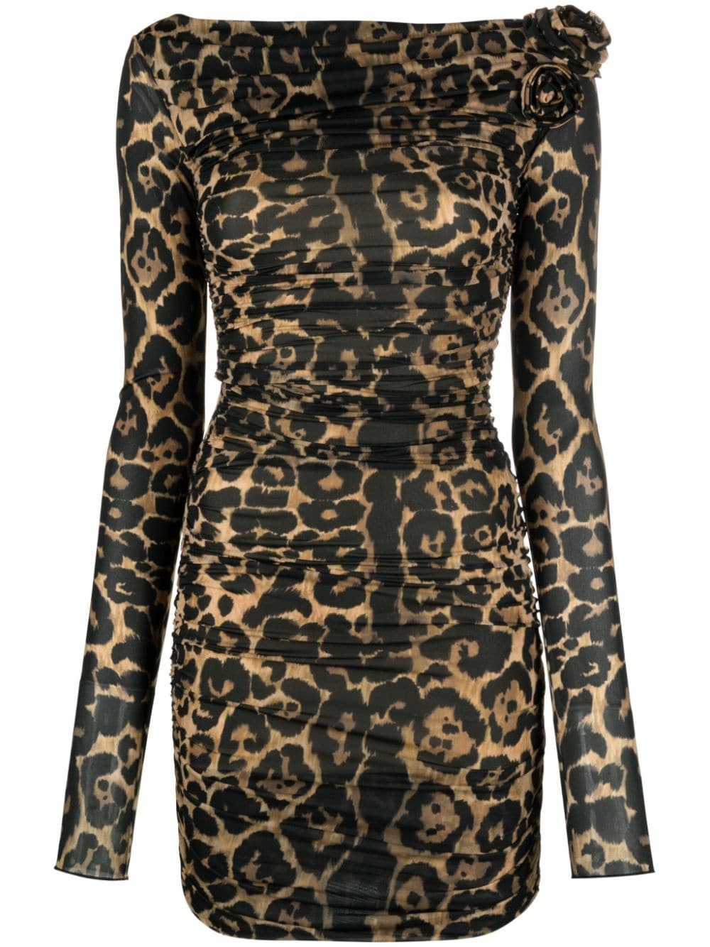 Blumarine BLUMARINE- Leopard Print Mini Dress