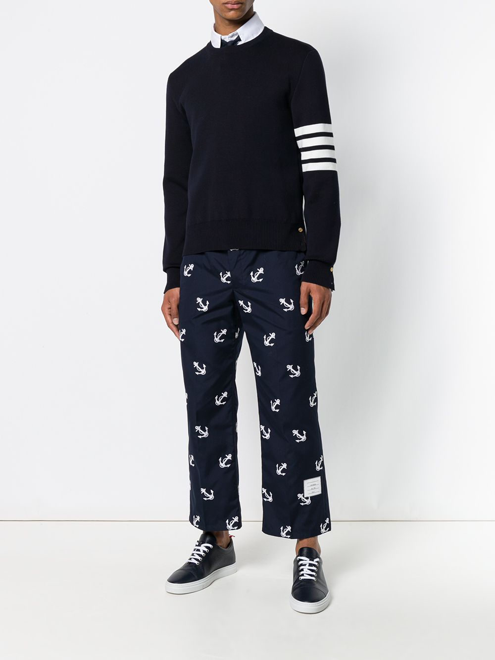 Thom Browne THOM BROWNE- 4bar Cotton Sweater