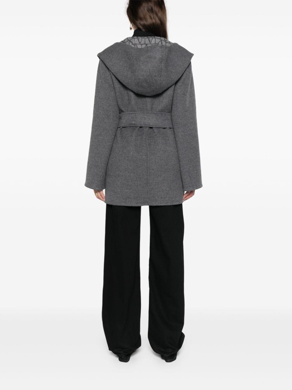 Valentino VALENTINO- Toile Iconographe Wool Coat