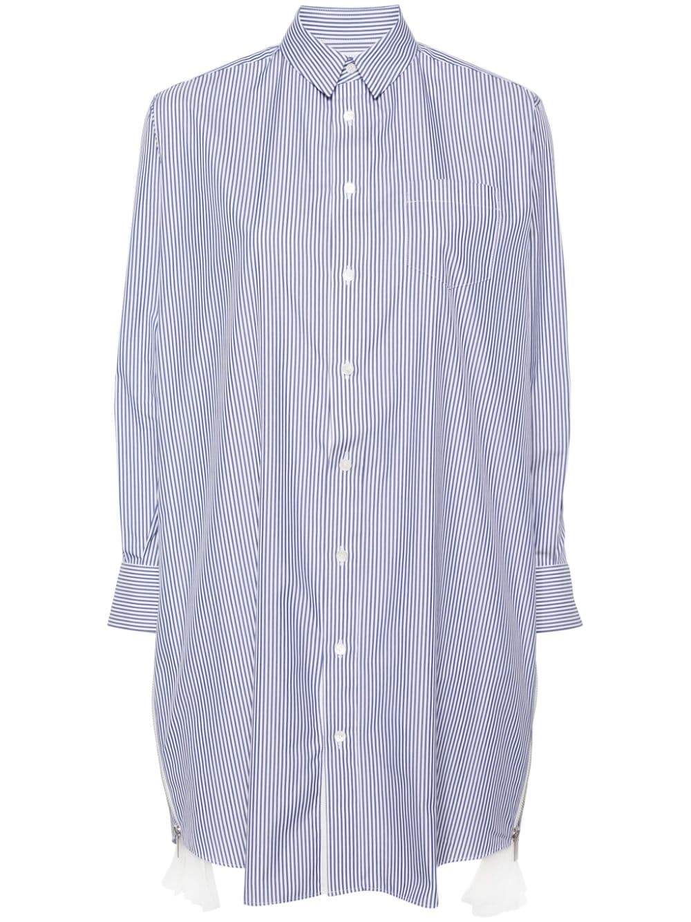 Sacai SACAI- Striped Cotton Shirt Dress