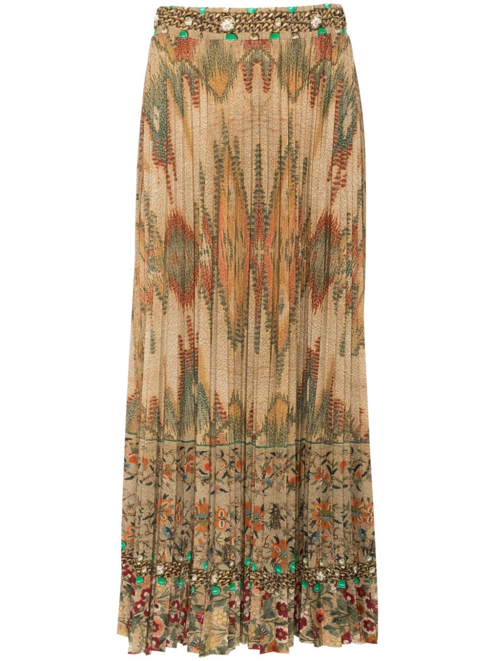 Pierre-Louis Mascia PIERRE-LOUIS MASCIA- Printed Silk Skirt