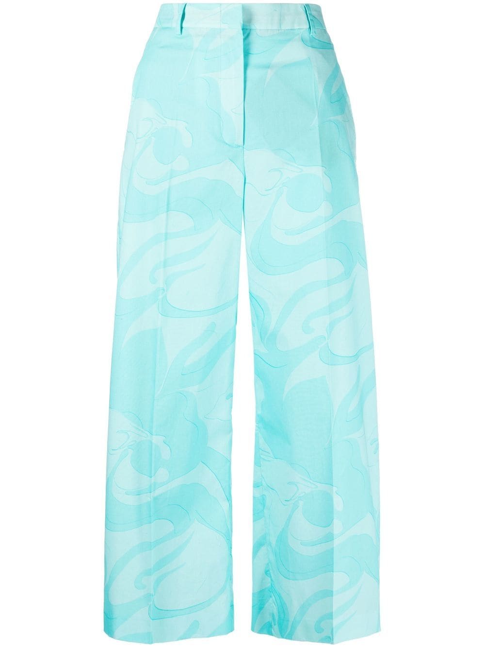 Etro ETRO- Printed Cotton Cropped Trousers