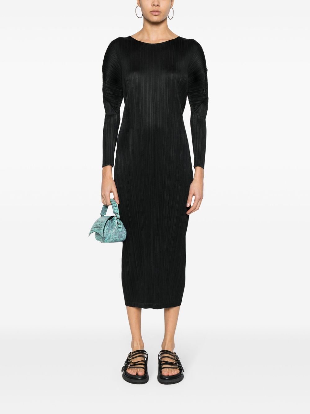 Pleats Please Issey Miyake PLEATS PLEASE ISSEY MIYAKE- Pleated Midi Dress