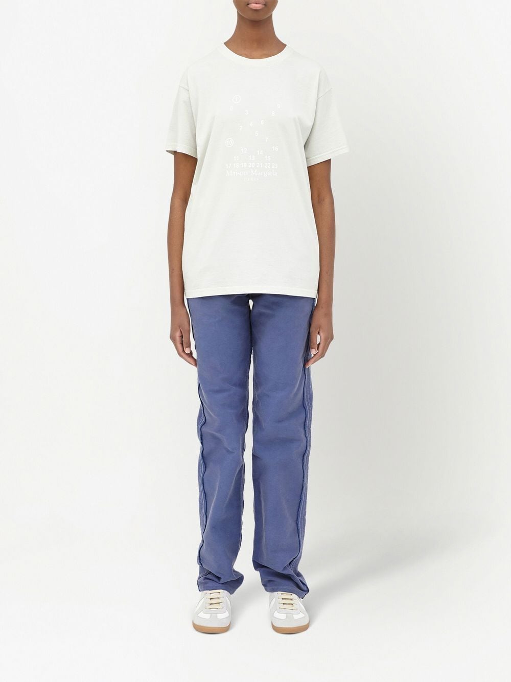 Maison Margiela MAISON MARGIELA- Logo Cotton T-shirt