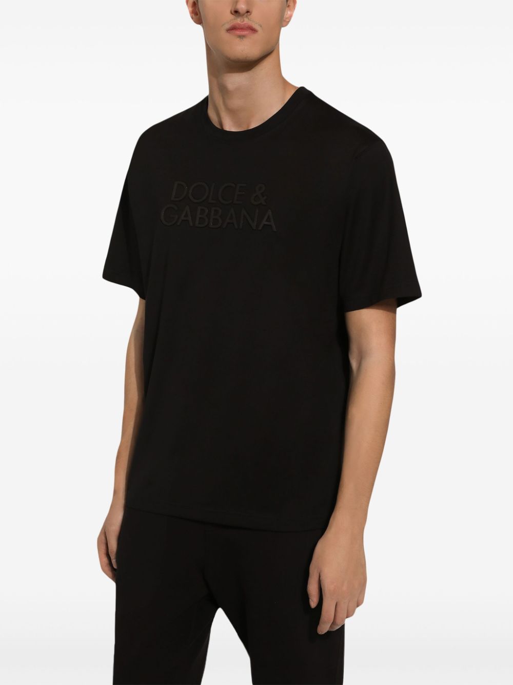 Dolce & Gabbana DOLCE & GABBANA- Logo Cotton T-shirt