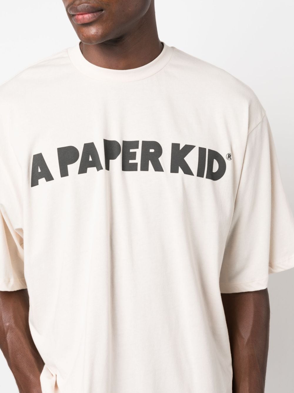 A Paper Kid A PAPER KID- Logo Cotton T-shirt