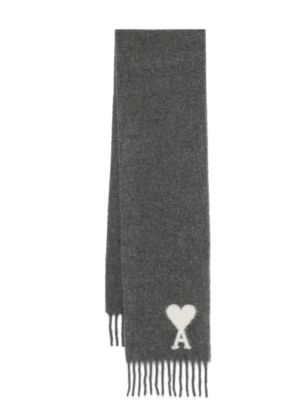 Ami Paris AMI PARIS- Ami De Coeur Wool Scarf