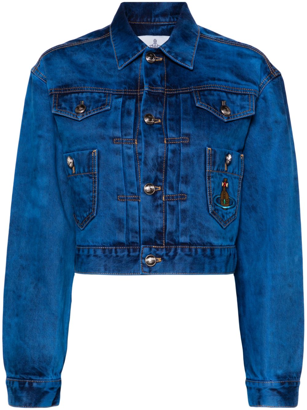 Vivienne Westwood VIVIENNE WESTWOOD- Cropped Denim Jacket