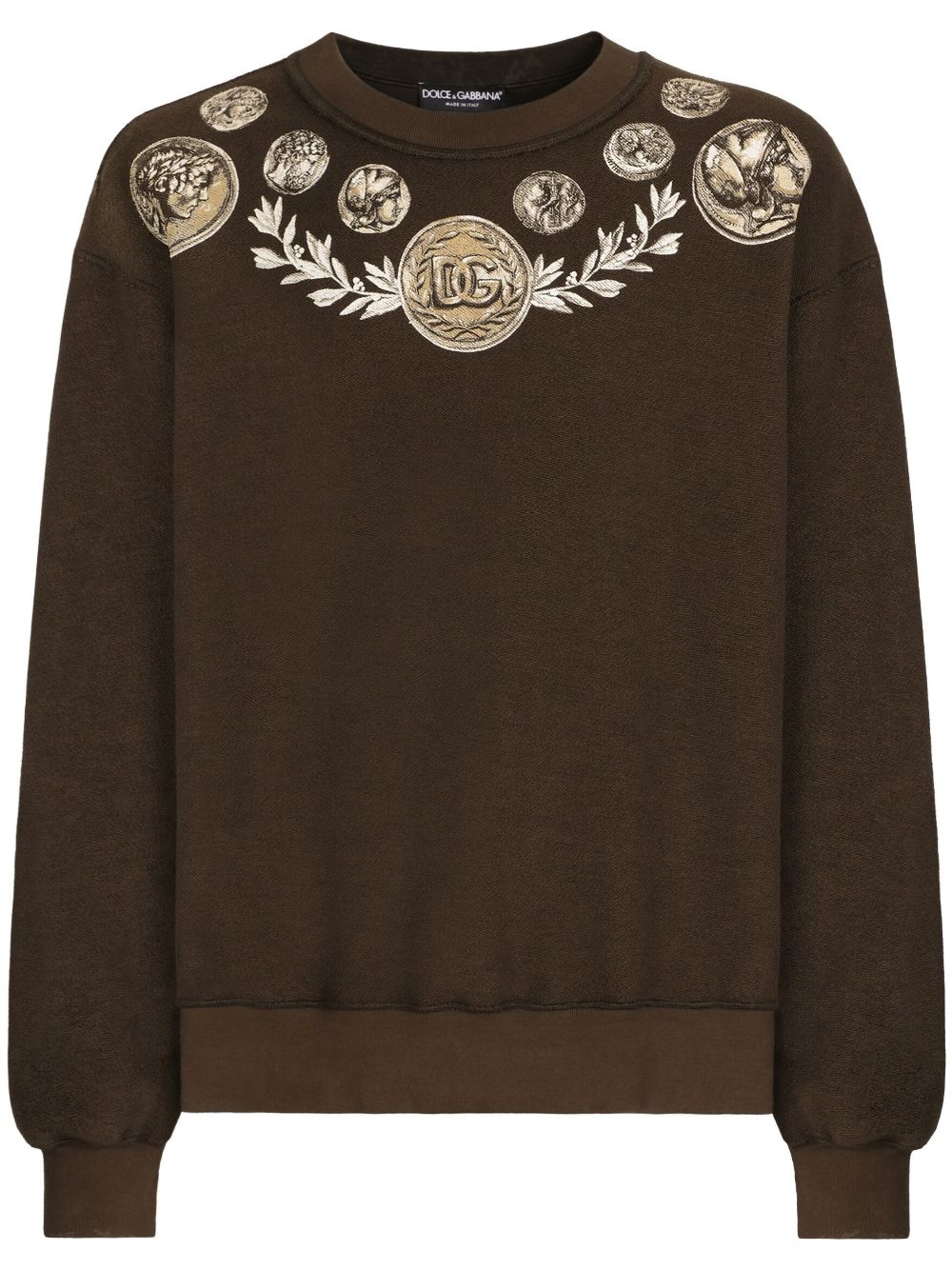 Dolce & Gabbana DOLCE & GABBANA- Printed Cotton Sweatshirt