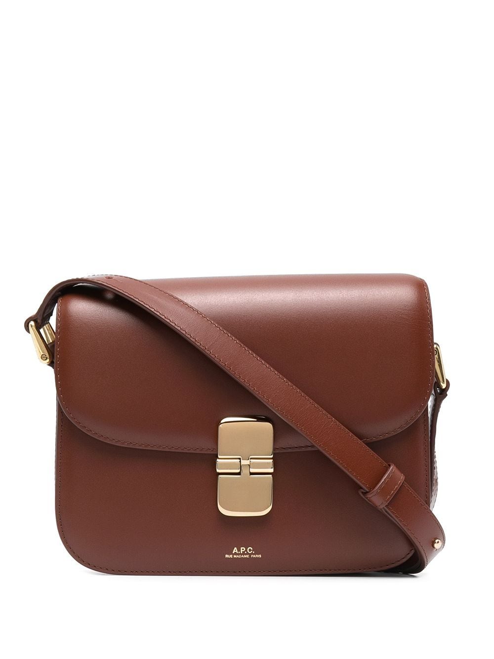 A.P.C. A.P.C.- Grace Small Shoulder Bag In Smooth Leather