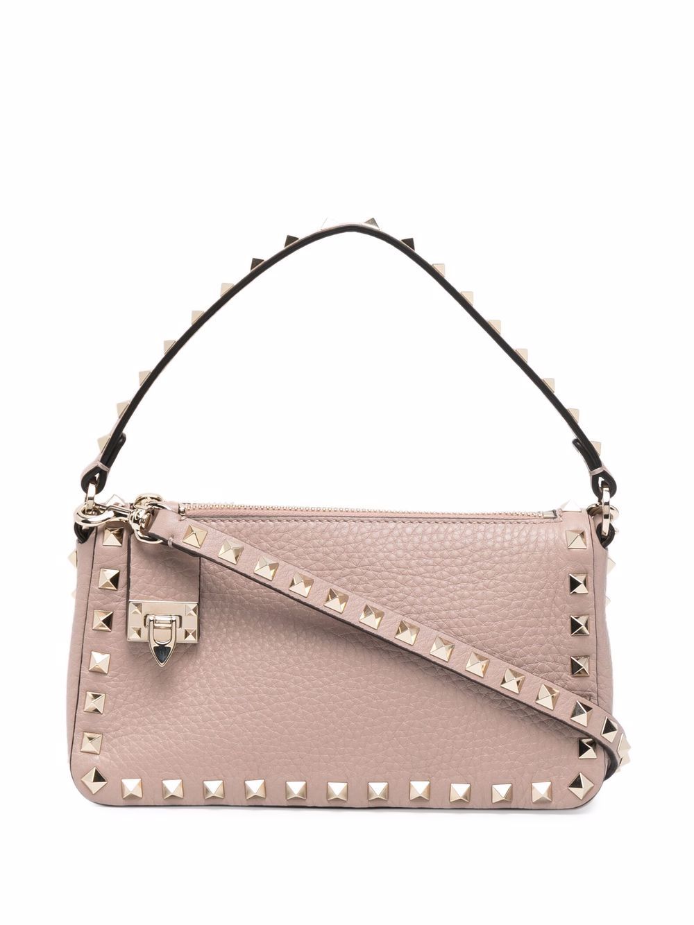 VALENTINO GARAVANI VALENTINO GARAVANI- Small Leather Rockstud Shoulder Bag