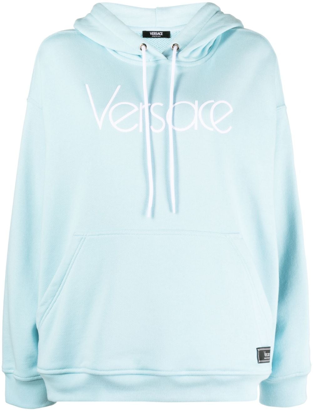 Versace VERSACE- Logo Organic Cotton Hoodie