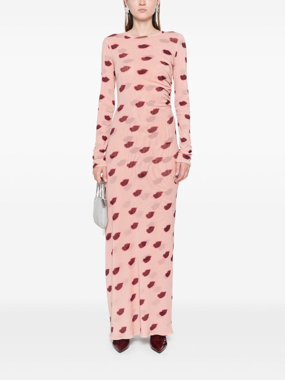 Stella McCartney STELLA MCCARTNEY- Lips Print Long Dress