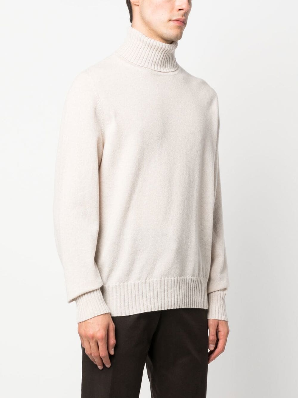 Malo MALO- High Neck Sweater In Wool