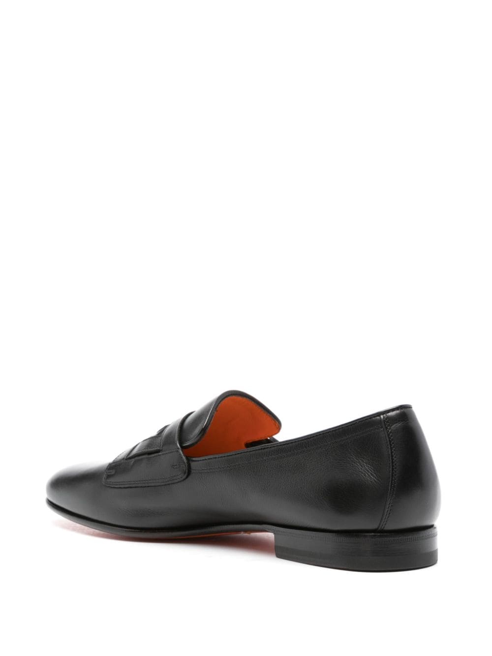 Santoni SANTONI- Leather Mocassin