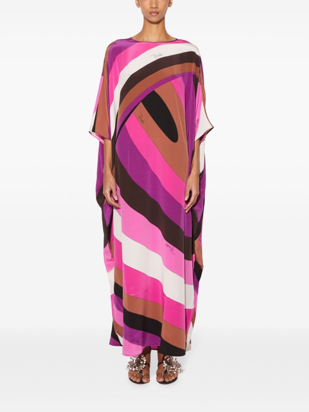 pucci PUCCI- Printed Silk Kaftan