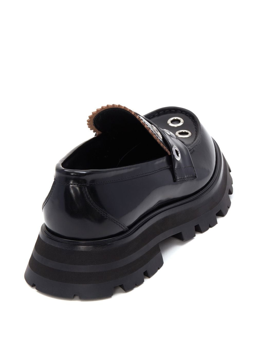 Alexander McQueen ALEXANDER MCQUEEN- Wander Leather Loafers