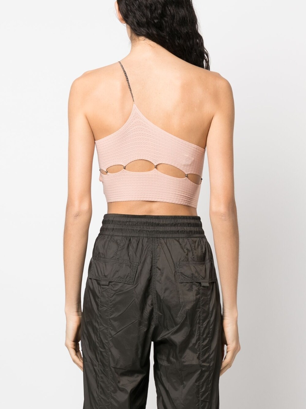 Rui RUI- Cut-out Detail One-shoulder Cropped Top