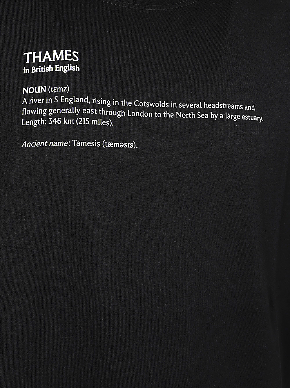  THAMES MMXX- Crew Neck T-shirt