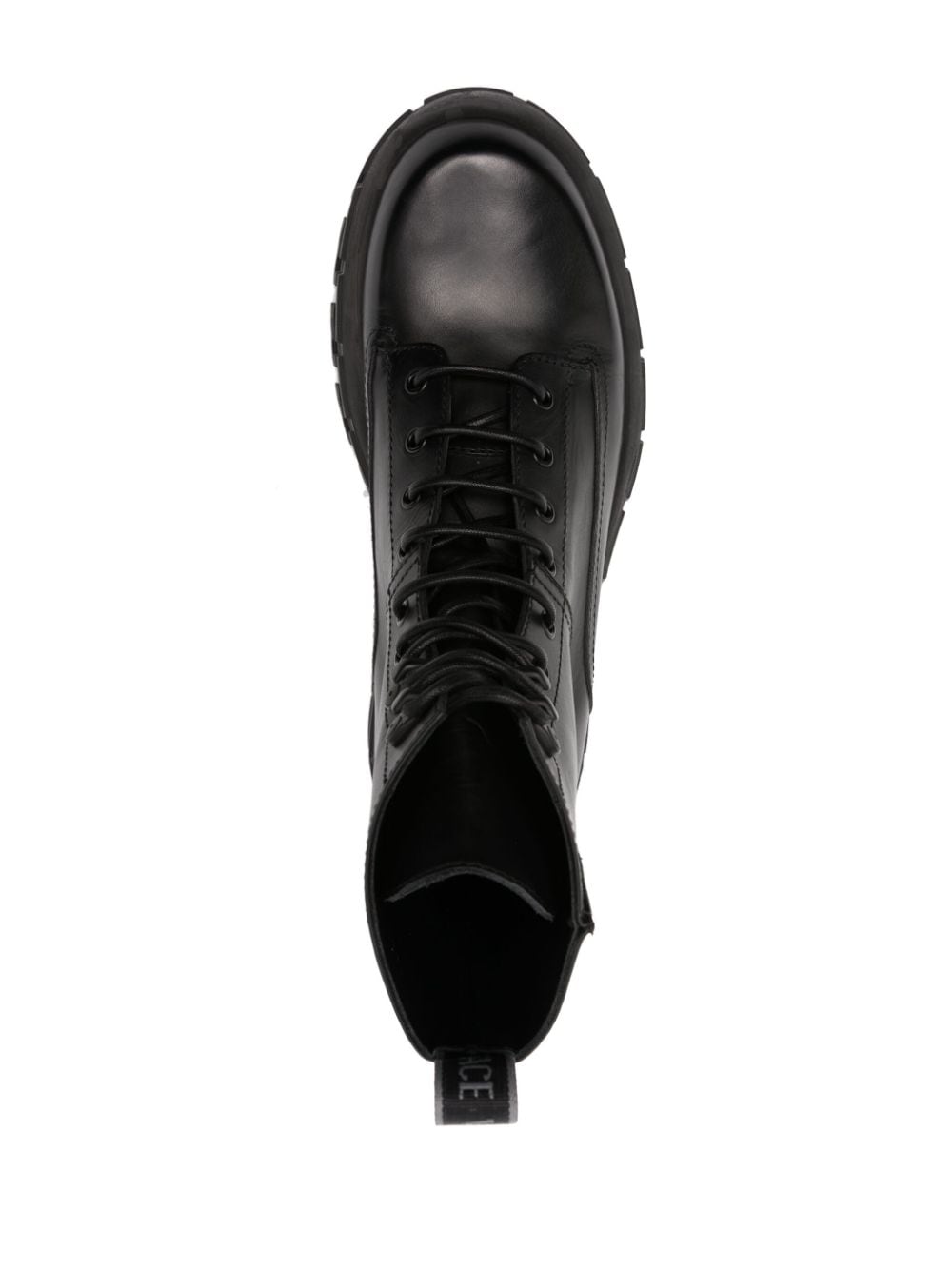 Versace VERSACE- Leather Lace-up Ankle Boots