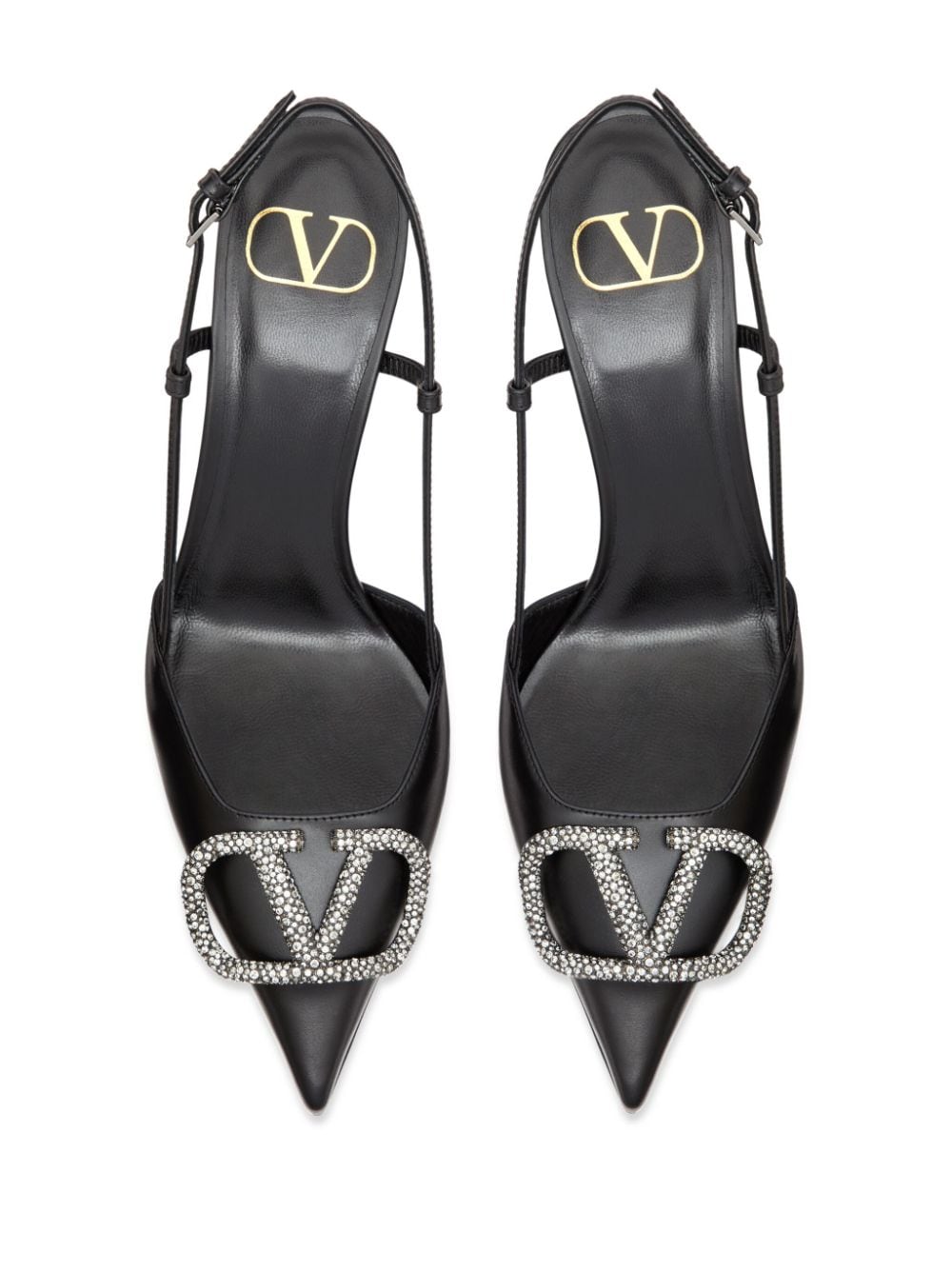 VALENTINO GARAVANI VALENTINO GARAVANI- Leather Vlogo Signature Slingback Pumps